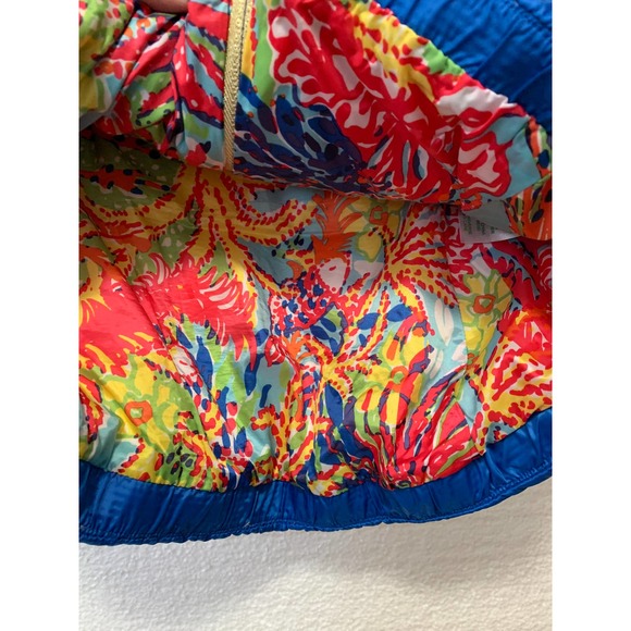 Lilly Pulitzer Blue Small Puffer Down Vest Size XS - Picture 7 of 12